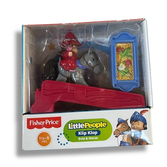 Fisher Price Little People Mike The Knight Evie & Horse Set Disney Princess New - Picture 1 of 4